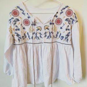 Embroidered blouse